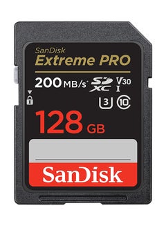 اشتري 128GB Extreme PRO SDXC card + RescuePRO Deluxe, up to 200MB/s, UHS I, Class 10, U3, V30 SDSDXXD 128G GN4IN 128 GB في الامارات