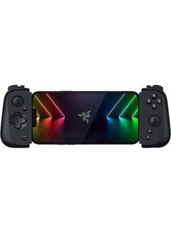 Buy Razer Kishi V2 Mobile Gaming Controller for iPhone, Console Quality Controls, Universal Fit with Extendable Bridge, Stream PC, Xbox, PlayStation Games, Customizable Triggers, Ergonomic Design - Black in Saudi Arabia