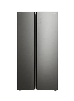 Buy Side By Side Refrigerator 11.8Cu.ft, Freezer 6.2Cu.ft, Inverter, Glass Door NR-BS704GKSA Dark Grey in UAE