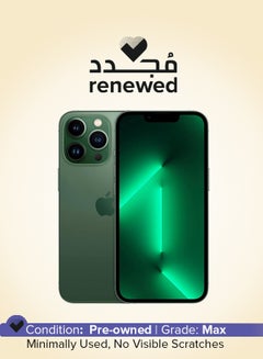 Buy Renewed - iPhone 13 Pro max 128GB Alpine Green 5G With Facetime - International version in UAE
