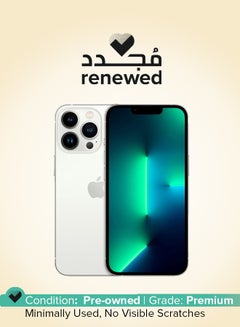 Buy Renewed - iPhone 13 Pro 512GB Silver 5G With Facetime in Saudi Arabia