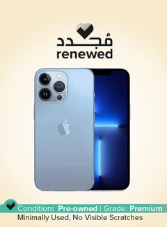 اشتري Renewed - iPhone 13 Pro 256GB Sierra Blue 5G With Facetime - International Version في الامارات