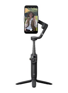 Buy OSMO Mobile 6 Smartphone Gimbal Stabilizer, 3-Axis Phone Gimbal, Built-In Extension Rod, Android And iPhone Gimbal, Vlogging Stabilizer YouTube TikTok video, UAE Version With Official Warranty Support in UAE