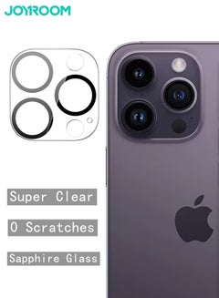 Buy Camera Lens Protector For iPhone15 Pro/iPhone15 Pro Max/iPhone14 Pro/iPhone14 Pro Max Tempered Film Camera Protective Film HD Scratch Resistant Perfect Fit And Easy Installation in Saudi Arabia