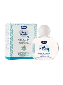 Buy Baby Moments Eau De Cologne Refereshing And Delicate For Baby Skin 0M+ 100Ml in UAE