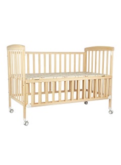 Buy Wooden Portable Crib 129x69x96 Cm 0 To 4 Years in Saudi Arabia