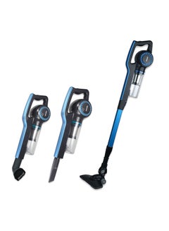 Buy 2-In-1 Portable Handheld Upright Stick Vacuum Cleaner Suitable For Car/Carpet/Floor/Upholstery/Bed 0.9 L 600 W SVC-9032 Blue in UAE