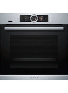 اشتري Series 8 Built-In Oven 60 x 60 Cm Stainless Steel HBG6764S6M Black في الامارات