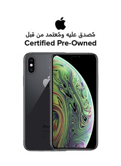 Buy Certified Pre Owned - iPhone Xs Max With FaceTime Space Grey 64GB 4G LTE in Saudi Arabia