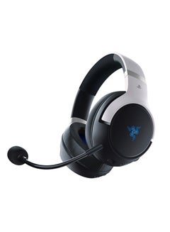Buy Razer Kaira Pro HyperSpeed Wireless Gaming Headset with Haptics for Playstation 5 / PS5, PS4, PC, Mobile, Titanium 50mm Drivers, Hybrid Mic, Low Latency Bluetooth, 30 Hr Battery - White & Black in Saudi Arabia