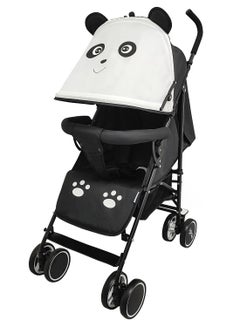 Buy Safari Baby Unisex Themed Umbrella Stroller With Hood Panda in Saudi Arabia