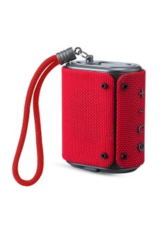 Buy Bluetooth Wireless Water Resistant 4 Hours 5W Portable Speaker EVAUD-MB5AR Red in UAE