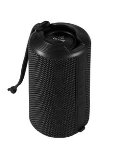 Buy Wireless Water-Resistant Indoor And Outdoor Bluetooth Speaker With Built-In Microphone 10W EVAUD-MB10AB Black in UAE