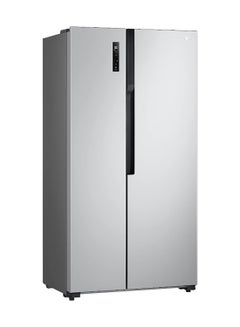 Buy New Side by Side Refrigerator (Freezer: 174L + Refrigerator: 335L) 361 W GRFB587PQAM Silver in UAE