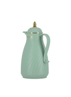 اشتري Royalford 1 Litre Glass Vacuum Flask Assorted Color 15.5X15.5X29.7Cm متعدد الألوان في السعودية