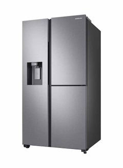 Buy Side By Side Refrigerator, 28.5 Cu.ft, Mono Cooling, Metal Cooling Door, SpaceMax Technology RS80T5190SLC Ez Clean Steel in UAE