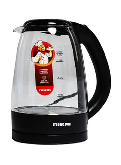 Buy Cordless Electric Kettle 1.7 L 2200 W NK323GX Black/Clear in UAE