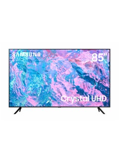 اشتري Samsung 85 Inch Crystal UHD 4K Smart TV 2023 UA85CU7000UXZN Black في الامارات