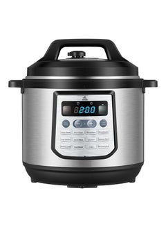 اشتري 12-in-1 Multi-Use Programmable Pressure Cooker Digital LED Display 8 L 1200 W EVKA-PC8012S Black/Silver في الامارات