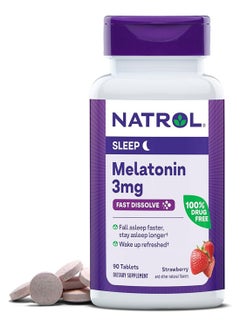 Buy Melatonin 3Mg Fast Dissolve 90 Tablets in UAE