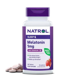 اشتري Melatonin 1Mg Fast Dissolve 90 Tablets في الامارات