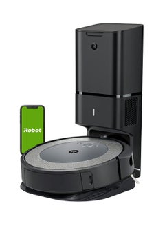 Buy Roomba I5+ Wifi Connected Robot Vacuum With Automatic Dirt Disposal Disposal - Empties Itself For Up To 60 Days, Wi-Fi Connected Mapping, Works With Alexa, Ideal For Pet Hair, Carpets 0.4 L 30 W i565840 Black in UAE