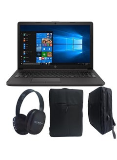 اشتري Newest HP 255 G8 Business Laptop, AMD Ryze5 5500U Processor|8GB DDR4 SDRAM|512GB SSD|15.6 FHD Display|AMD Radeon Graphics|Windows-11 Free BT Headphone+Bag English Jet Black في الامارات