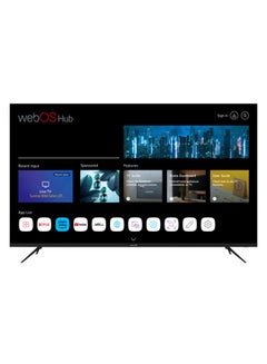 اشتري 75-Inch 4K UHD Powered By LG WebOS Hub Edgeless TV With Magic Remote Dolby Audio And Wall Mount In The Box - E75ELWO1100 Black في الامارات