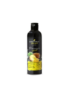 Buy Edible Massage Oil With Pineapple Black 250ml in Saudi Arabia