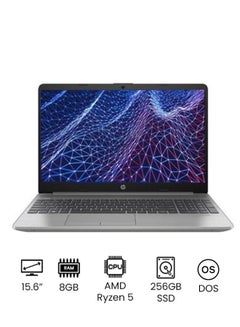 Buy 255 G9 Laptop With 15.6-inch Full HD (1920x1080) Display Display, Ryzen 5-5625U Processor/8GB RAM/256GB SSD/DOS(Without Windows)/AMD Radeon Graphics/ English/Arabic Asteroid Silver in Saudi Arabia