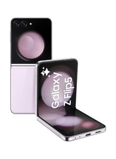 اشتري Galaxy Z Flip 5 Dual SIM Lavender 8GB RAM 512GB 5G - Middle East Version في الامارات
