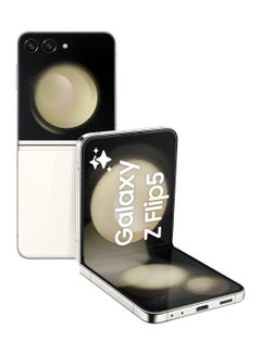 اشتري Galaxy Z Flip 5 Dual SIM Cream 8GB RAM 512GB 5G - Middle East Version في مصر