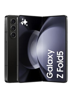 اشتري هاتف Galaxy Z Fold 5 ثنائي الشريحة بلون أسود فانتوم وذاكرة وصول عشوائي (RAM) سعة 12 جيجابايت وذاكرة داخلية 256 جيجابايت يدعم تقنية 5G - إصدار الشرق الأوسط في الامارات