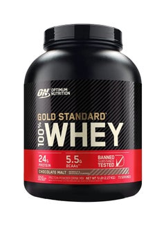 Buy Gold Standard 100% Whey Protein Powder Primary Source Isolate, 24 Grams of Protein for Muscle Support and Recovery - Chocolate Malt, 5 Lbs, 73 Servings (2.27 KG) in UAE