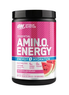 Buy Amino Energy Plus Electrolytes Powder - Pre Workout, Bcaas, Amino Acids, Keto Friendly, Anytime Energy Powder - Watermelon Splash, 285 G , 30 Servings in Egypt