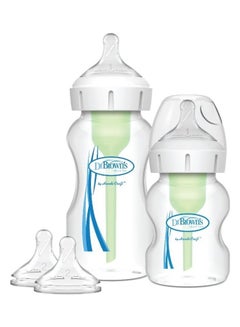 Buy Pp W-N Anti-Colic Options+ Bottle Sampler Kit (1X270 Ml & 1X150 Ml Bottles, 2Xl2 Nipples, 1 Cleaning Brush) in UAE