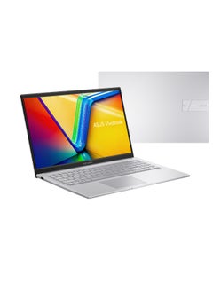 Buy Vivobook 15 Laptop With 15.6-Inch FHD Display, Core-i7-1355U Processor/16GB RAM/512GB SSD/Windows 11/Intel UHD Graphics Arabic Silver in Saudi Arabia
