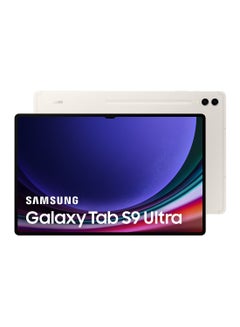 اشتري جهاز Galaxy Tab S9 Ultra باللون البيج، وذاكرة الوصول العشوائي (RAM) سعة 12 جيجابايت، وذاكرة الوصول العشوائي (RAM) سعة 512 جيجابايت، ويدعم تقنية 5G - إصدار الشرق الأوسط في السعودية