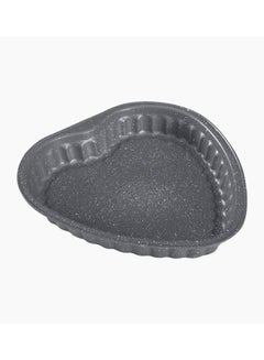 Buy Heart Cake Pan Grey 27.5x26.5x4.5cm in Egypt