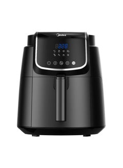 اشتري XL Digital Air Fryer With Dual Cyclone Rapid Hot Technology for Frying, Grilling, Broiling, Roasting, Baking, Toasting, Timer up to 60 minutes Temperature Control up to 200°C 5 L 1500 W MFCN40D2 BLACK في السعودية