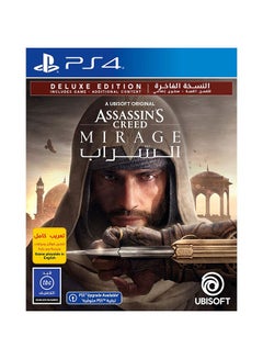 Buy PS4 Assassins Creed mirage Deluxe Edition - PlayStation 4 (PS4) in Saudi Arabia