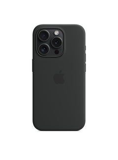 Buy iPhone 15 Pro Max Silicone Case with MagSafe - Black in Egypt
