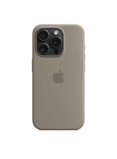 Buy iPhone 15 Pro Max Silicone Case with MagSafe - Clay in UAE