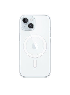 Buy iPhone 15 Clear Case with MagSafe Clear in UAE