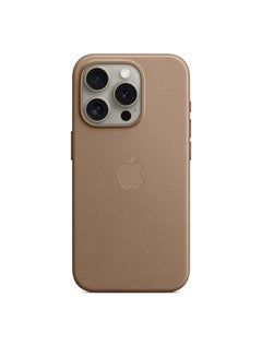 اشتري iPhone 15 Pro FineWoven Case with MagSafe - Taupe في الامارات