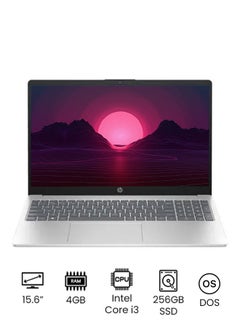 Buy 250 G10 Laptop With 15.6-inch Full HD Display, Core i3-1315U Processor/4GB RAM/256GB SSD/DOS(Without Windows)/Intel UHD Graphics/ English/Arabic Natural Silver in UAE