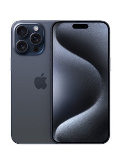 اشتري iPhone 15 Pro Max 1TB Blue Titanium 5G With FaceTime - USA Version (e-SIM only) في الامارات