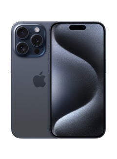 اشتري iPhone 15 Pro 512GB Blue Titanium 5G With FaceTime - USA Version (e-SIM only) في الامارات