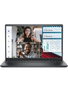 اشتري Vostro 3520 Laptop With 15.6-inch Full HD Display, Intel Core i7-1255U Processor/8GB RAM/512GB SSD/Ubuntu/Intel Iris XE Graphics/ English/Arabic Black في السعودية