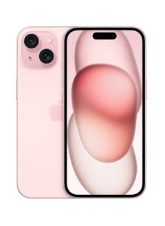 اشتري iPhone 15 128GB Pink 5G With FaceTime - Middle East Version في الامارات